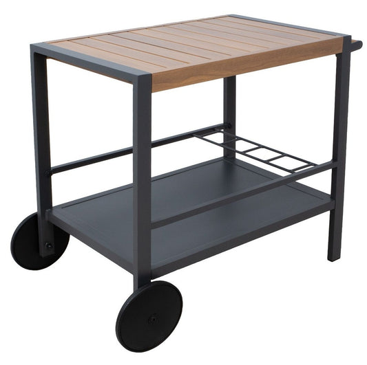 Bar Table East Taranto | size: Length: 57.5cm, Width: 97cm, Height: 75cm | color: Oak/Grey | image: 0 | variant: 1006533