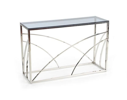 Bar Table East Zanzibar | size: Length: 40cm, Width: 120cm, Height: 78cm | color: Transparent/Grey | image: 1 | variant: 1006891