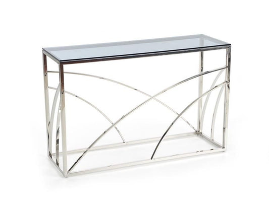 Bar Table East Zanzibar | size: Length: 40cm, Width: 120cm, Height: 78cm | color: Transparent/Grey | image: 1 | variant: 1006891
