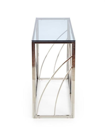 Bar Table East Zanzibar | size: Length: 40cm, Width: 120cm, Height: 78cm | color: Transparent/Grey | image: 4 | variant: 1006891