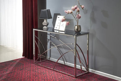 Bar Table East Zanzibar | size: Length: 40cm, Width: 120cm, Height: 78cm | color: Transparent/Grey | image: 5 | variant: 1006891