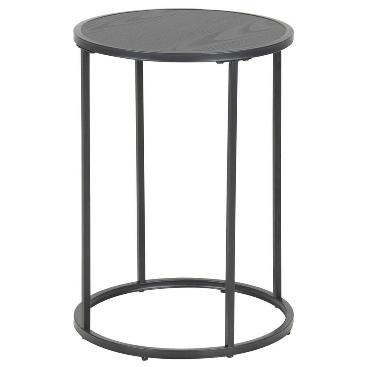 Bar Table Seaford 1 | size: Length: 40cm, Width: 40cm, Height: 55cm, Diameter: 40cm | color: Black | image: 1 | variant: 1006997
