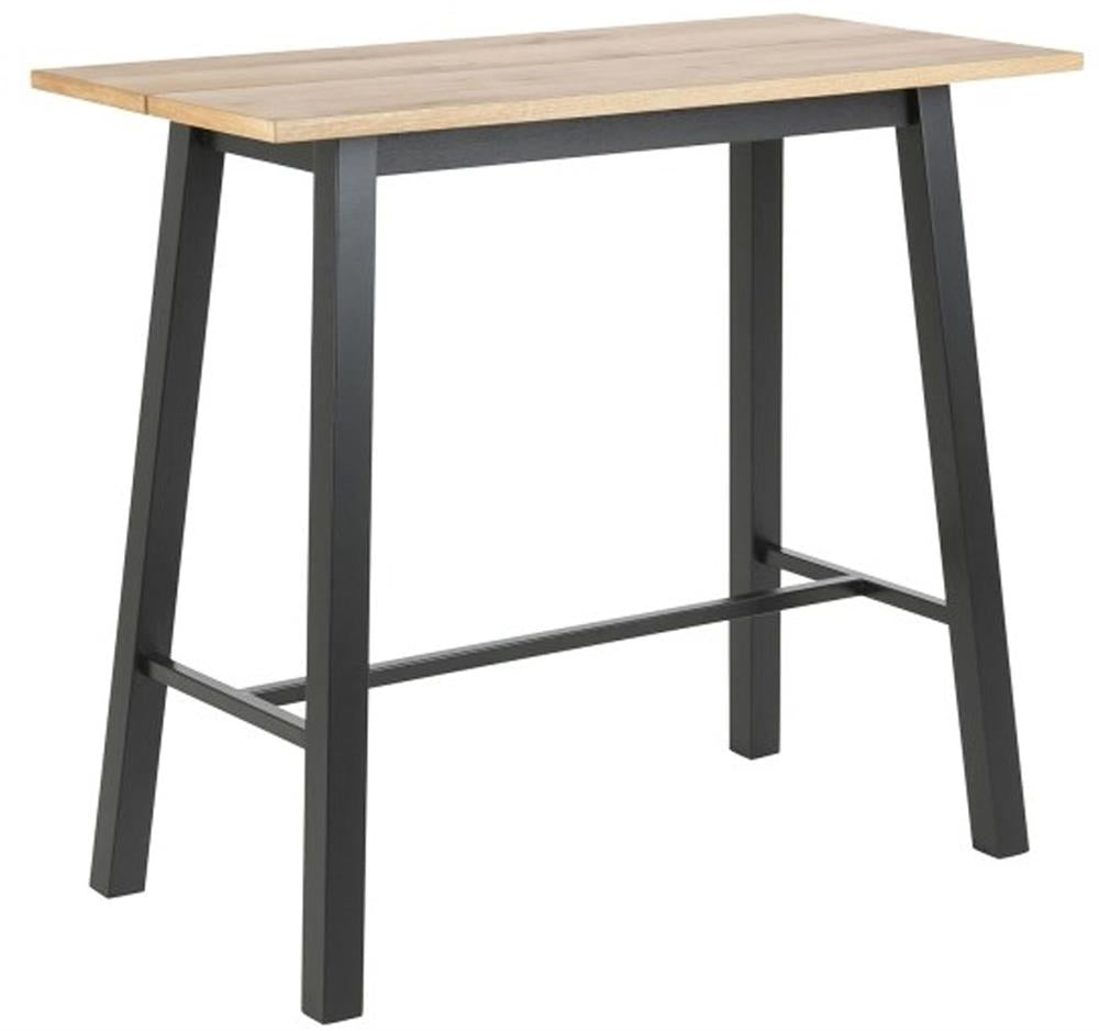 Bar Table Troms | size: Length: 58cm, Width: 117cm, Height: 105cm | color: Black/Oak | image: 1 | variant: 1001699