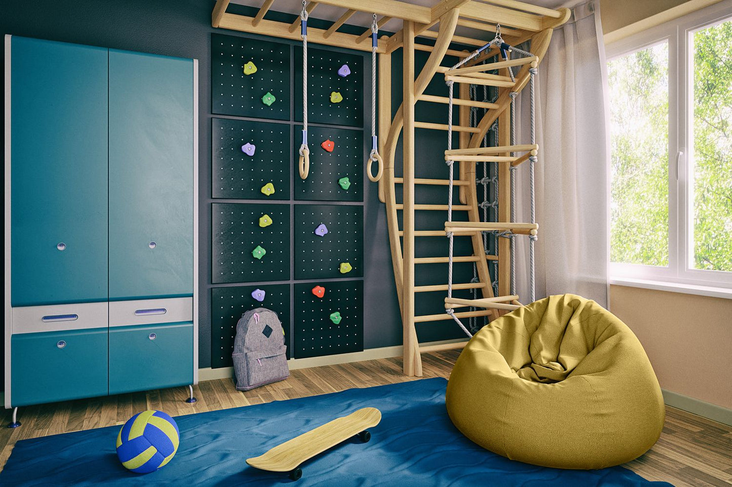 Bean Bag Basingstoke | size: Length: 105cm, Width: 105cm, Height: 45cm, Depth: 105cm | color: Yellow | image: 1 | variant: 1010230