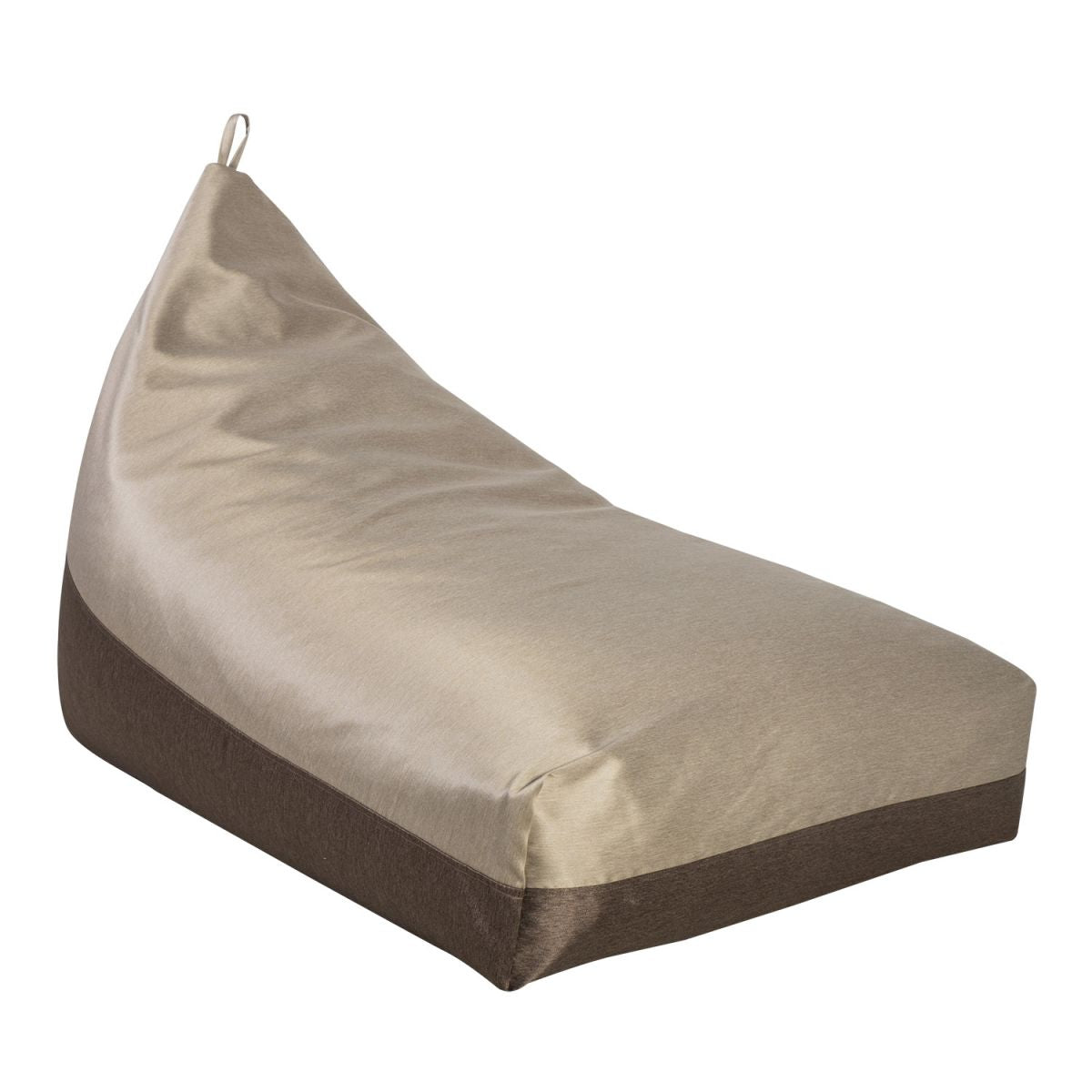 Bean Bag East Charlbury | size: Width: 80cm, Height: 70cm, Depth: 130cm | color: Brown/Beige | image: 1 | variant: 1005138