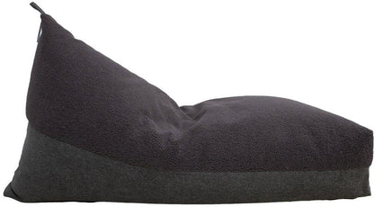 Bean Bag Ebbw Vale | size: Width: 80cm, Height: 130cm, Depth: 70cm | color: Gray | image: 2 | variant: 1001360