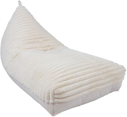 Bean Bag Tredegar | size: Width: 80cm, Height: 130cm, Depth: 70cm | color: White | image: 1 | variant: 1001356