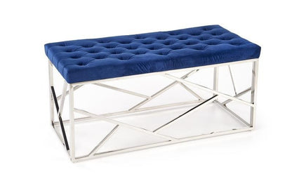 Bedroom Bench Aarhus | size: Width: 98cm, Height: 47cm, Depth: 44cm | color: Blue | image: 0 | variant: 1001962