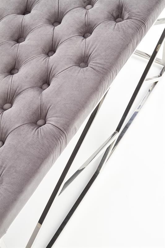 Bedroom Bench Aarhus | size: Width: 98cm, Height: 47cm, Depth: 44cm | color: Gray | image: 2 | variant: 1001961