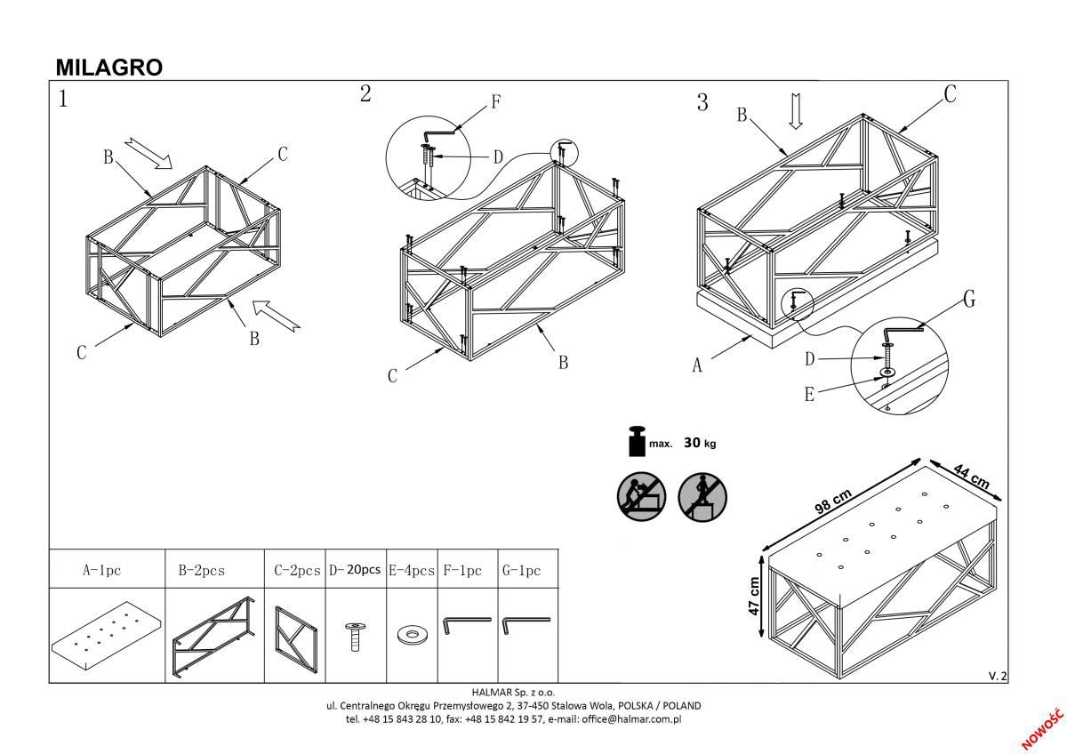 Bedroom Bench Aarhus | size: Width: 98cm, Height: 47cm, Depth: 44cm | color: Gray | image: 3 | variant: 1001961