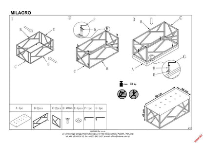 Bedroom Bench Aarhus | size: Width: 98cm, Height: 47cm, Depth: 44cm | color: Gray | image: 3 | variant: 1001961