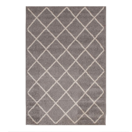Carpet Brighton | size: Length: 150cm, Width: 100cm | color: White/Grey | image: 1 | variant: 1000024