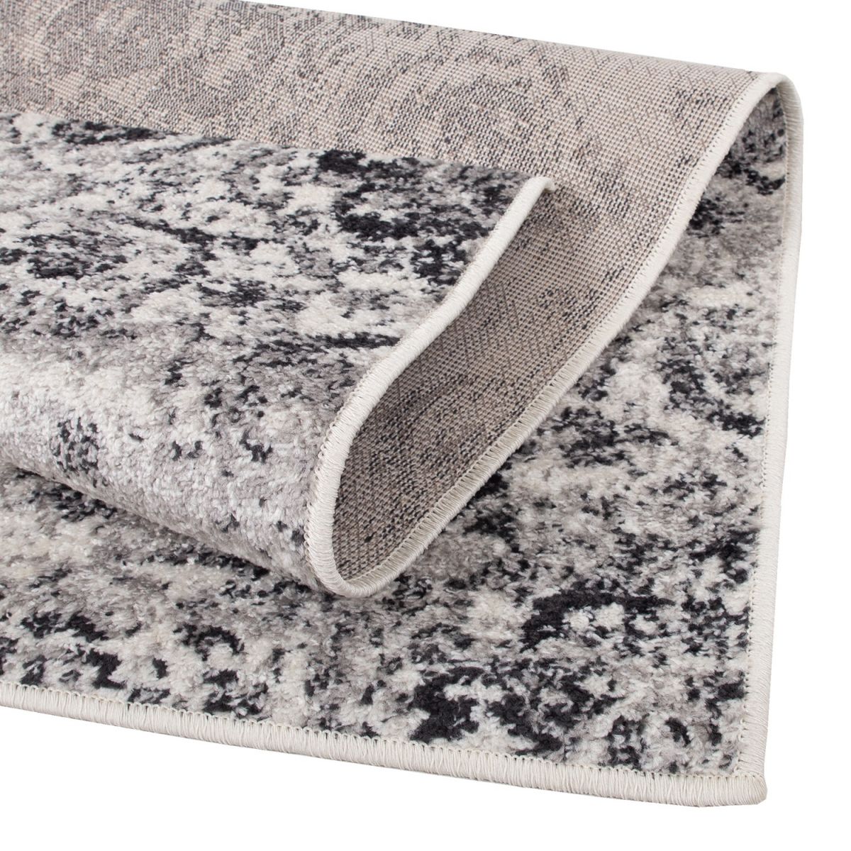 Carpet Brighton | size: Length: 150cm, Width: 100cm | color: White/Grey | image: 2 | variant: 1000020