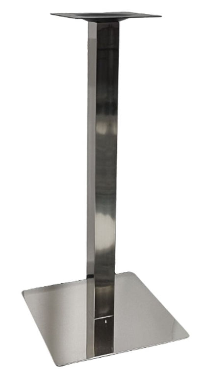 Central Table Leg East Bath | size: Height: 110cm, Diameter: 50cm | color: Chrome | image: 0 | variant: 1004629
