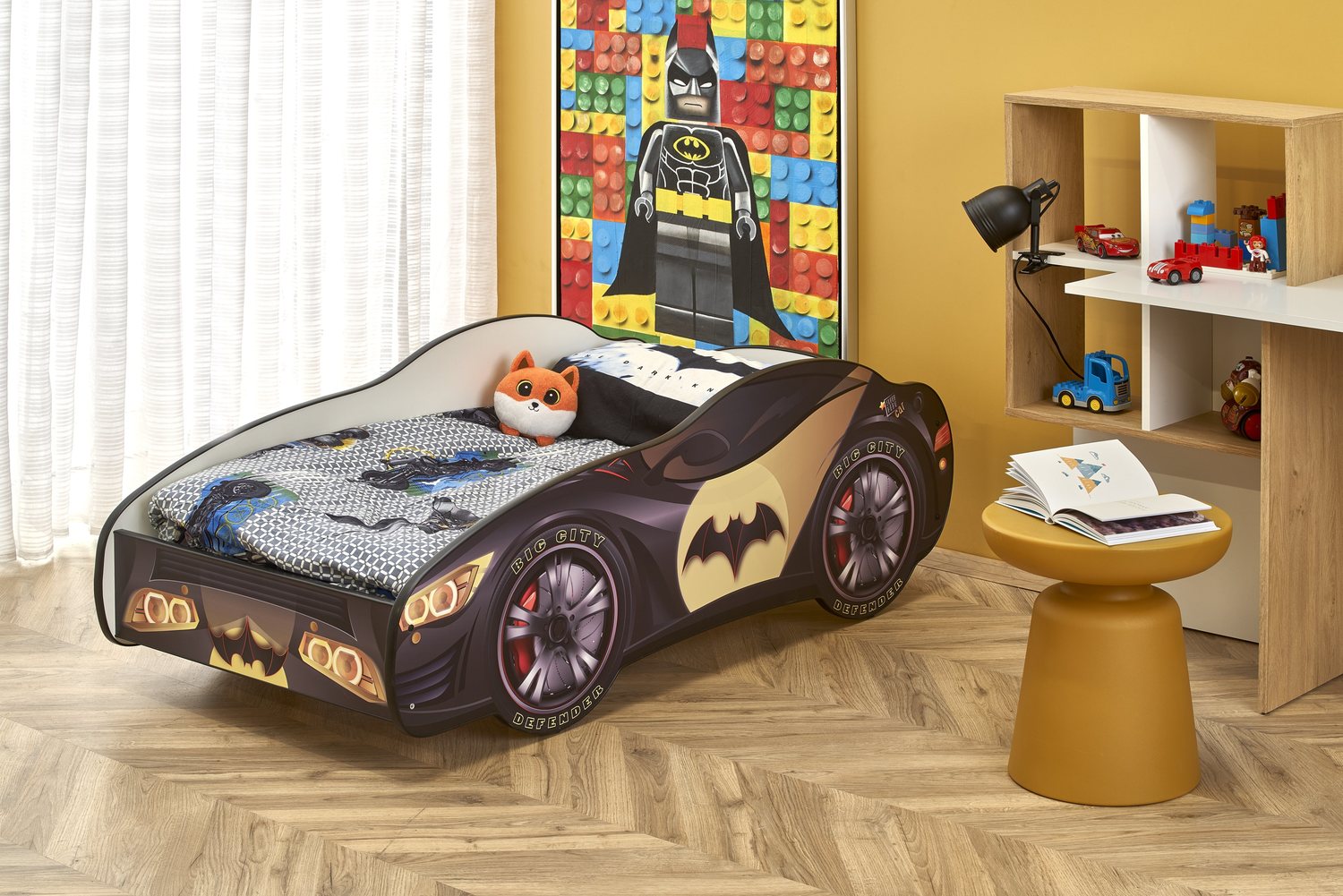 Children's Bed West Ebbw Vale | size: Length: 150cm, Width: 74cm, Height: 54cm | color: Multicolored | image: 2 | variant: 1007416