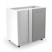 Closet Linkoping | size: Width: 100cm, Height: 52cm, Depth: 82cm | color: Gray | image: 1 | variant: 1001873
