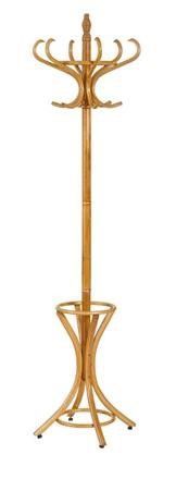 Clothes Hanger W30 | size: Length: 49cm, Height: 188cm, Depth: 49cm | color: Brown | image: 1 | variant: 1000442