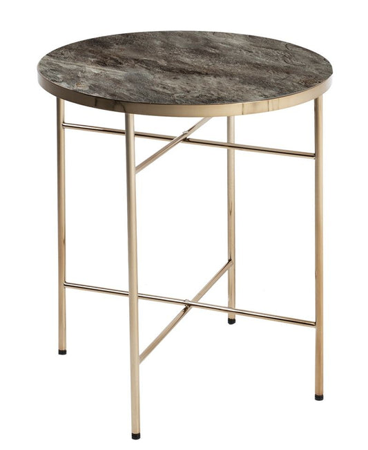 Coffee Table Astoria | size: Length: 42.5cm, Width: 42.5cm, Height: 51cm, Diameter: 42.5cm | color: Gray | image: 0 | variant: 1011095