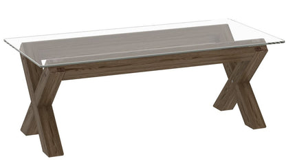Coffee Table Bangor | size: Length: 60.6cm, Width: 121.6cm, Height: 43cm | color: Oak | image: 0 | variant: 1005338