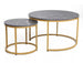 Coffee Table Catterick | size: Length: 80cm, Width: 80cm, Height: 48cm, Diameter: 80cm | color: Black | image: 1 | variant: 1004434