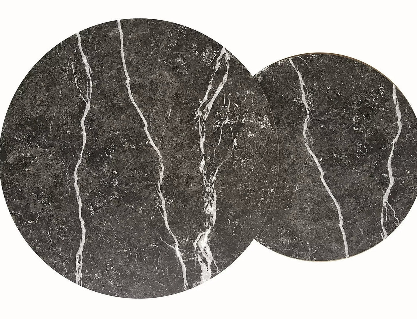Coffee Table Catterick | size: Length: 80cm, Width: 80cm, Height: 48cm, Diameter: 80cm | color: Black | image: 2 | variant: 1004430