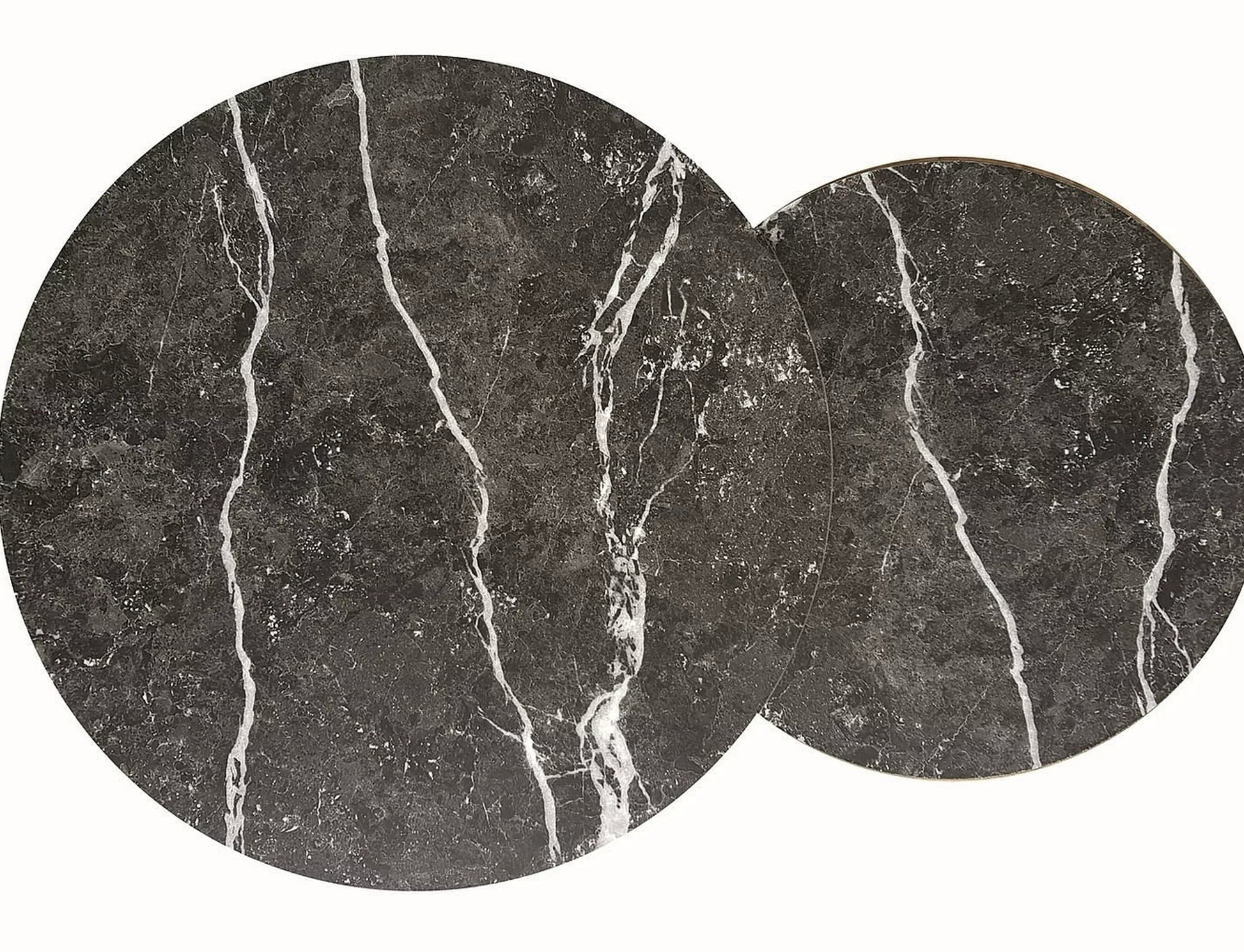 Coffee Table Catterick | size: Length: 80cm, Width: 80cm, Height: 48cm, Diameter: 80cm | color: Black | image: 2 | variant: 1004430
