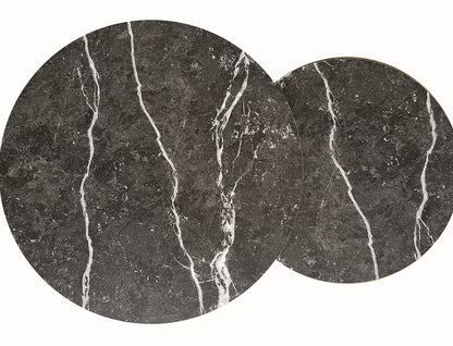 Coffee Table Catterick | size: Length: 80cm, Width: 80cm, Height: 48cm, Diameter: 80cm | color: Black | image: 2 | variant: 1004430
