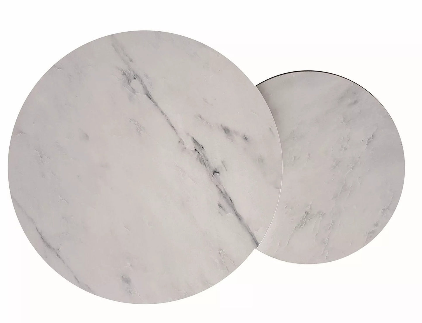 Coffee Table Catterick | size: Length: 80cm, Width: 80cm, Height: 48cm, Diameter: 80cm | color: White | image: 2 | variant: 1004429