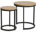 Coffee Table Clacton | size: Length: 45cm, Width: 45cm, Height: 48cm, Diameter: 45cm | color: Oak | image: 0 | variant: 1004444