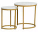 Coffee Table Clacton | size: Length: 45cm, Width: 45cm, Height: 48cm, Diameter: 45cm | color: White | image: 0 | variant: 1004446