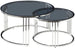 Coffee Table Dorking | size: Length: 80cm, Width: 80cm, Height: 45cm, Diameter: 80cm | color: Black/Silver | image: 0 | variant: 1004490