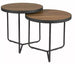 Coffee Table Dronfield | size: Length: 50cm, Width: 50cm, Height: 50cm, Diameter: 50cm | color: Brown | image: 0 | variant: 1004453