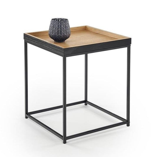 Coffee Table East Denver | size: Length: 42cm, Width: 42cm, Height: 49cm | color: Oak | image: 1 | variant: 1006735