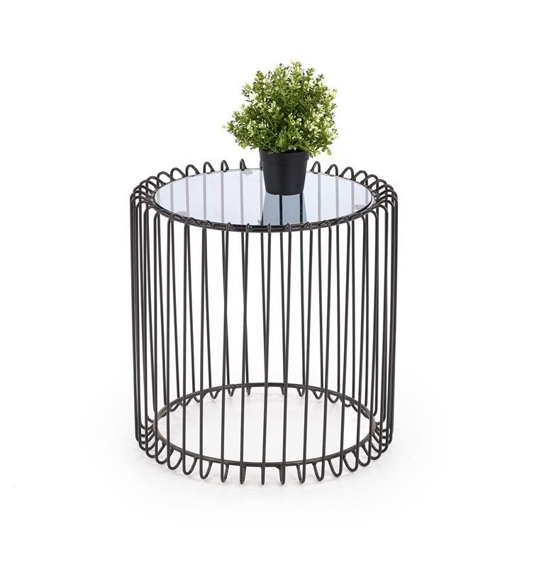Coffee Table East Dublin | size: Length: 45cm, Width: 45cm, Height: 45cm, Diameter: 45cm | color: Black | image: 1 | variant: 1006739