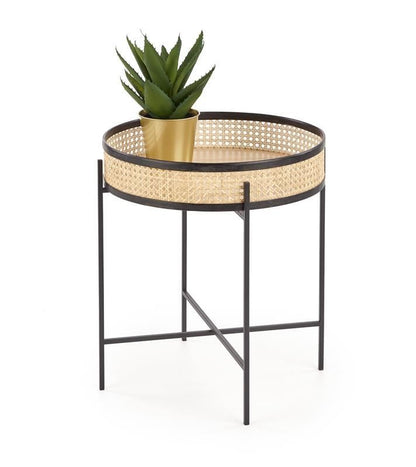 Coffee Table East Frankfurt | size: Length: 50cm, Width: 50cm, Height: 55cm, Diameter: 50cm | color: Natural | image: 1 | variant: 1006745