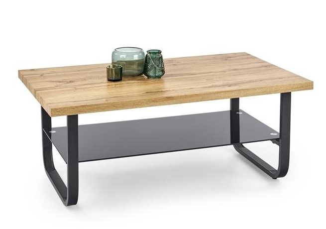 Coffee Table East Hamburg | size: Length: 60cm, Width: 120cm, Height: 45cm | color: Black | image: 1 | variant: 1006755