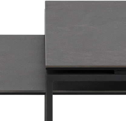 Coffee Table East Jekabpils | size: Length: 69cm, Width: 115cm, Height: 45cm | color: Black | image: 6 | variant: 1005982