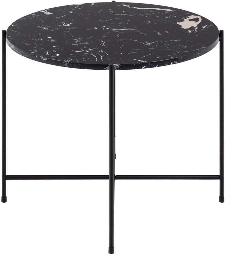Coffee Table East Valmiera | size: Length: 52cm, Width: 52cm, Height: 40cm, Diameter: 52cm | color: Black | image: 2 | variant: 1005978