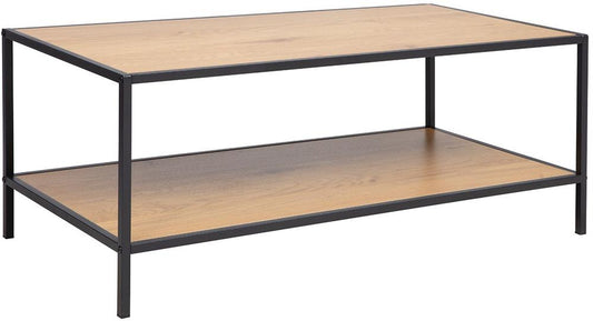 Coffee Table East Viljandi | size: Length: 50cm, Width: 100cm, Height: 40cm | color: Black/Oak | image: 1 | variant: 1005949