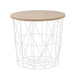 Coffee Table Glasgow | size: Length: 42cm, Width: 42cm, Height: 41cm, Diameter: 42cm | color: White | image: 1 | variant: 1003268
