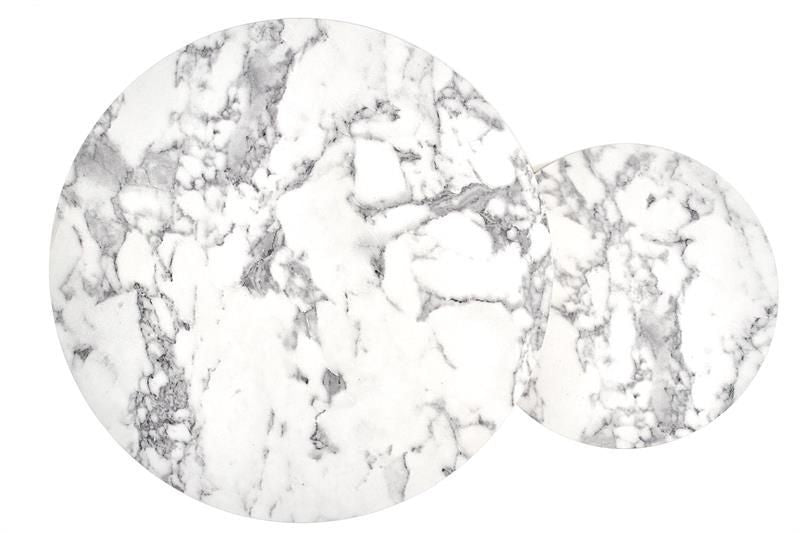 Coffee Table Havana | size: Length: 60cm, Width: 60cm, Height: 40cm, Diameter: 60cm | color: Marble | image: 2 | variant: 1003280