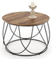 Coffee Table Hong Kong | size: Length: 60cm, Width: 60cm, Height: 41cm, Diameter: 60cm | color: Walnut | image: 0 | variant: 1003286
