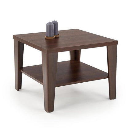 Coffee Table Jakarta | size: Length: 70cm, Width: 75cm, Height: 54cm | color: Walnut | image: 0 | variant: 1003314