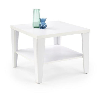 Coffee Table Jakarta | size: Length: 70cm, Width: 75cm, Height: 54cm | color: White | image: 0 | variant: 1003313