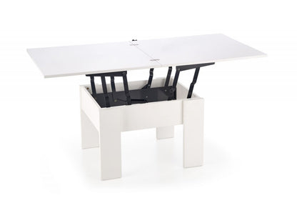 Coffee Table Kansas | size: Length: 80cm, Width: 160cm, Height: 79cm | color: White | image: 0 | variant: 1003327