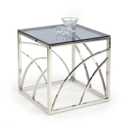 Coffee Table Kingston | size: Length: 55cm, Width: 55cm, Height: 55cm | color: Silver | image: 1 | variant: 1003341