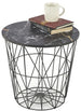 Coffee Table Kolkata | size: Length: 42cm, Width: 42cm, Height: 41cm, Diameter: 42cm | color: Black | image: 1 | variant: 1003348
