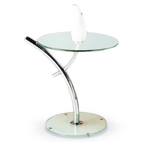 Coffee Table Leicester | size: Length: 50cm, Width: 50cm, Height: 58cm, Diameter: 50cm | color: Chrome | image: 1 | variant: 1006721