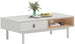 Coffee Table Leicester | size: Length: 60cm, Width: 120cm, Height: 40cm | color: White | image: 1 | variant: 1001631