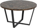 Coffee Table Lucerne | size: Length: 77cm, Width: 77cm, Height: 44cm, Diameter: 77cm | color: Brown/Black | image: 1 | variant: 1001602